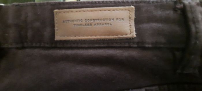 Jean peau de pêche H&M Logg - T36 bordeaux - comme neuf - photo numéro 4