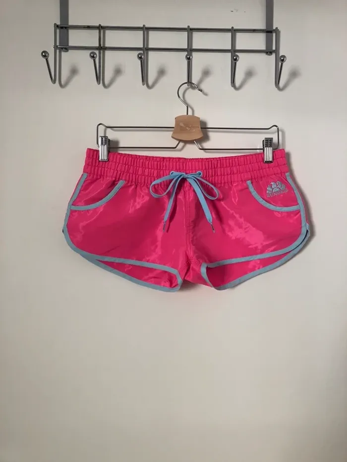 Short maillot de bain rose fluo Sundek taille M