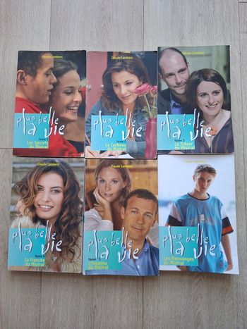 Lot de 6 romans Plus belle la vie en bon état