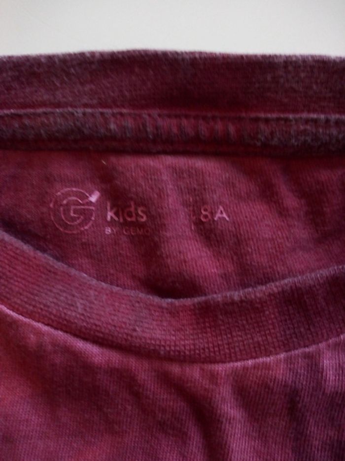 Tee shirt rose - rouge - photo numéro 2
