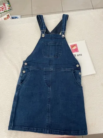 Robe, en Jean, petit bateau, huit ans