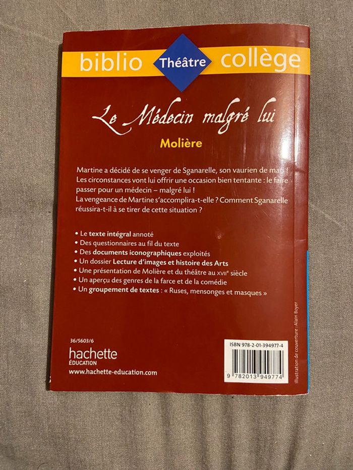 Livre le médecin malgré lui - photo numéro 2