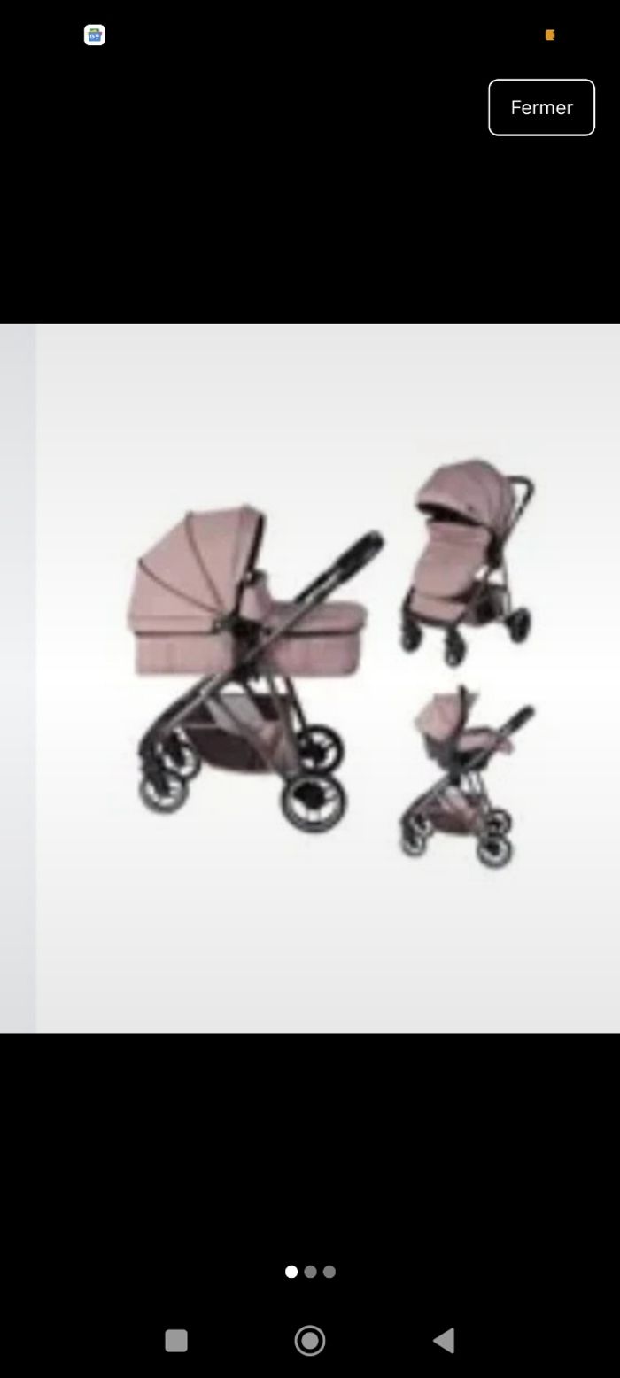 Poussette bébé 3 en 1