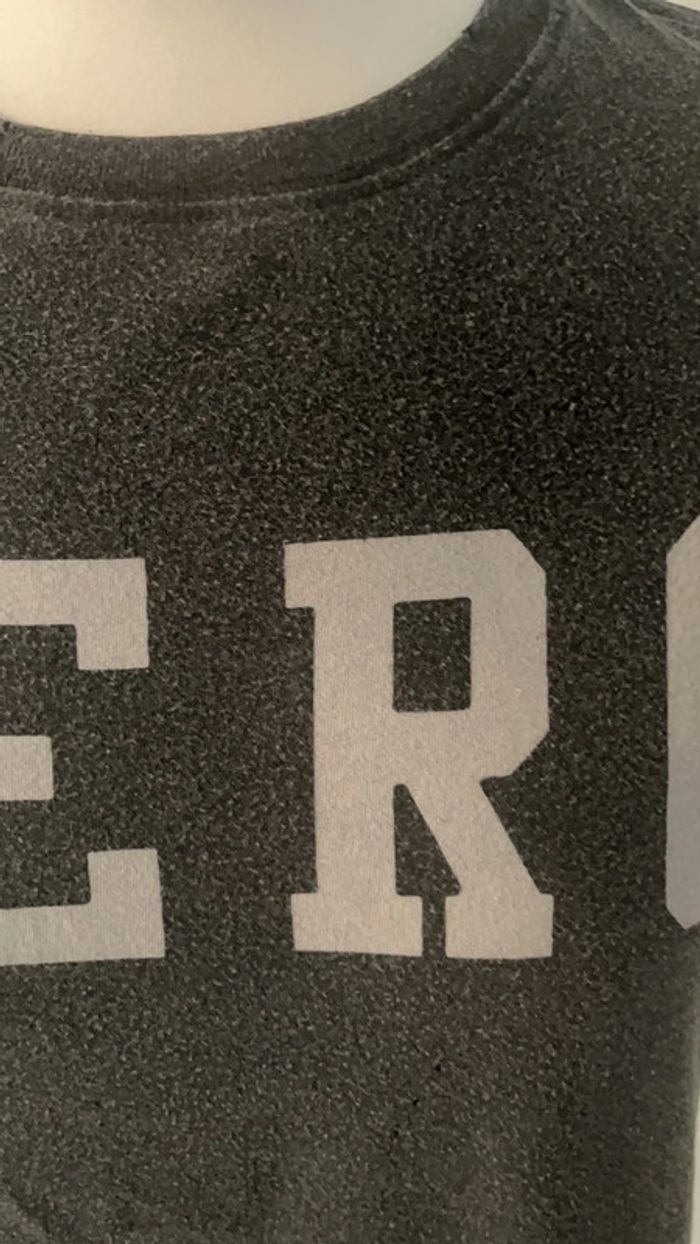 T-shirt gris hero mango M - photo numéro 3