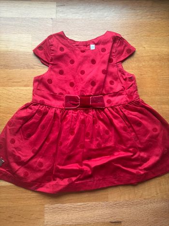 Jolie robe de fête sergent major 3 mois