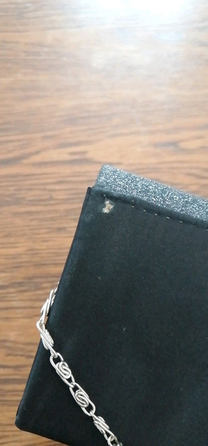 Pochette noire à paillettes - photo numéro 3