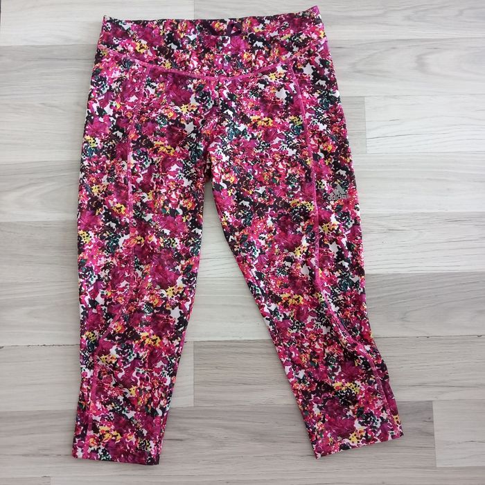 Pantacourt legging femme imprimée Adidas taille 42