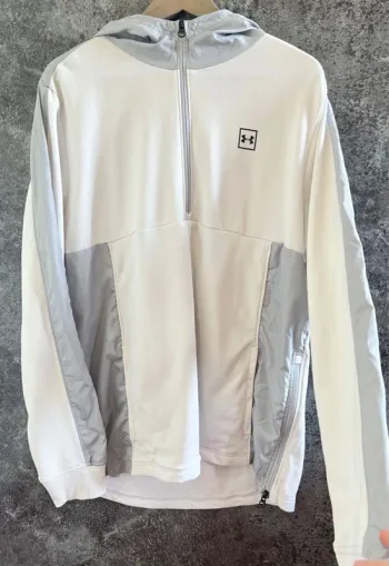 Sweat sport homme Under Armour taille XL Sudadera deportiva hombre uomo Herren Half zip 1/4 zip