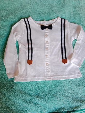 t-shirt manches longues 2 ans