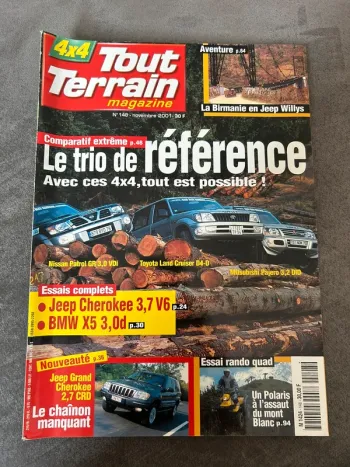 Magazine 4x4 tout terrain 2001