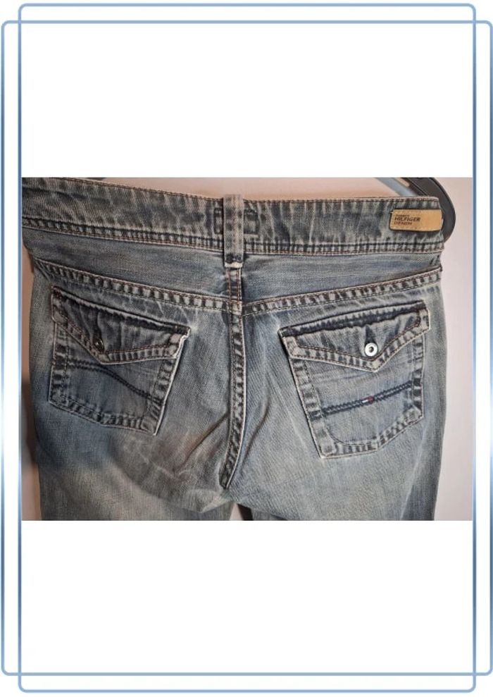 jeans tommy hilfiger denim  femme bleu - taille 37/38 W28L32 - photo numéro 15