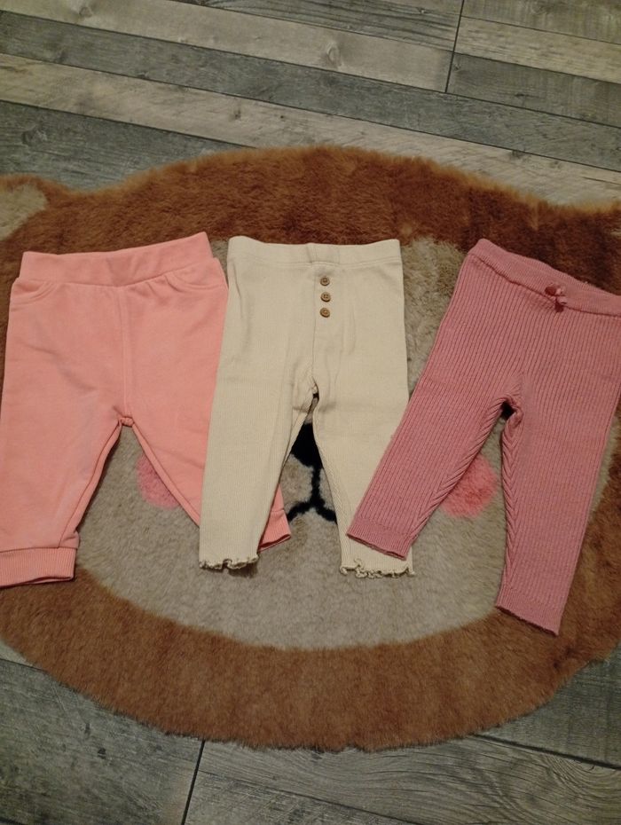 Lot de 3 pantalons 6 mois fille