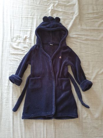 Robe de chambre bleu marine 3 ans