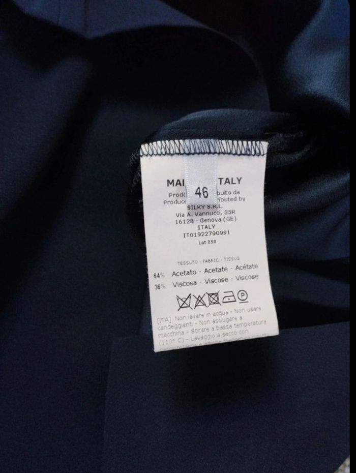 Robe chasuble - Bleu Marine - Duncan - IT 46 = FR 42 - Excellent État - photo numéro 10