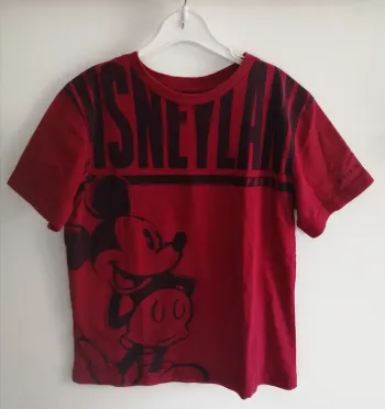 T-shirt Disneyland Paris rouge et noir