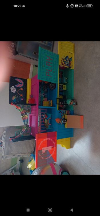 Maison garage poupée lol