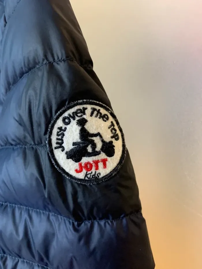 Manteau / Doudoune Jott 10 /12 ans Hugo Noos Bleue Marine . - photo numéro 2