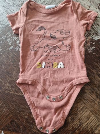 Body manche courte disney baby T3mois