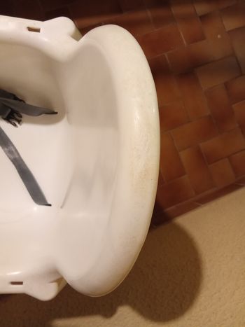 Chaise haute avec housse