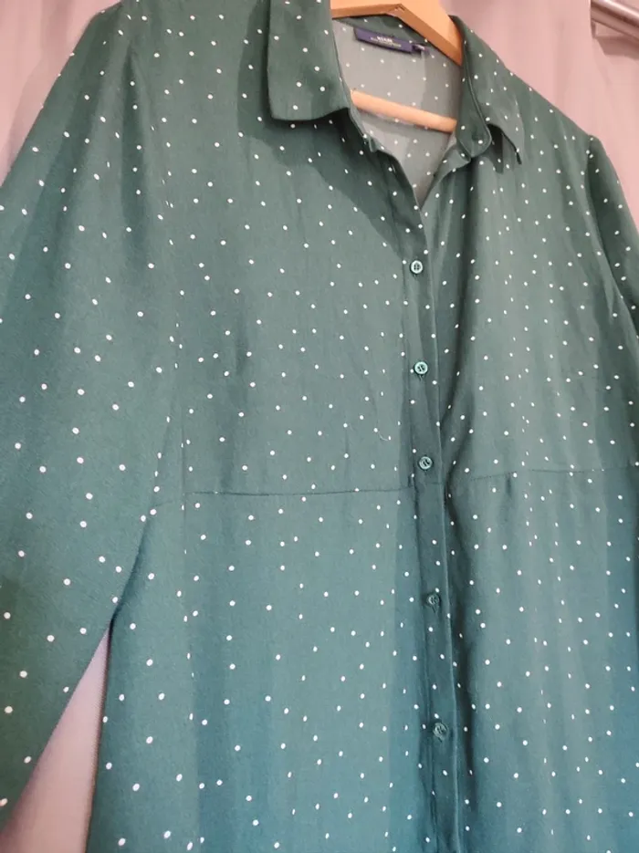 Robe chemise verte 🌿 - photo numéro 2