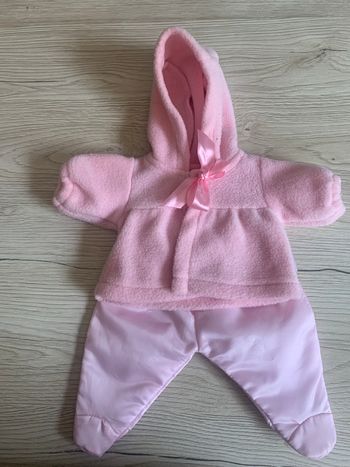 Corolle ensemble pantalon et veste rose pour poupée poupon de 30 cm