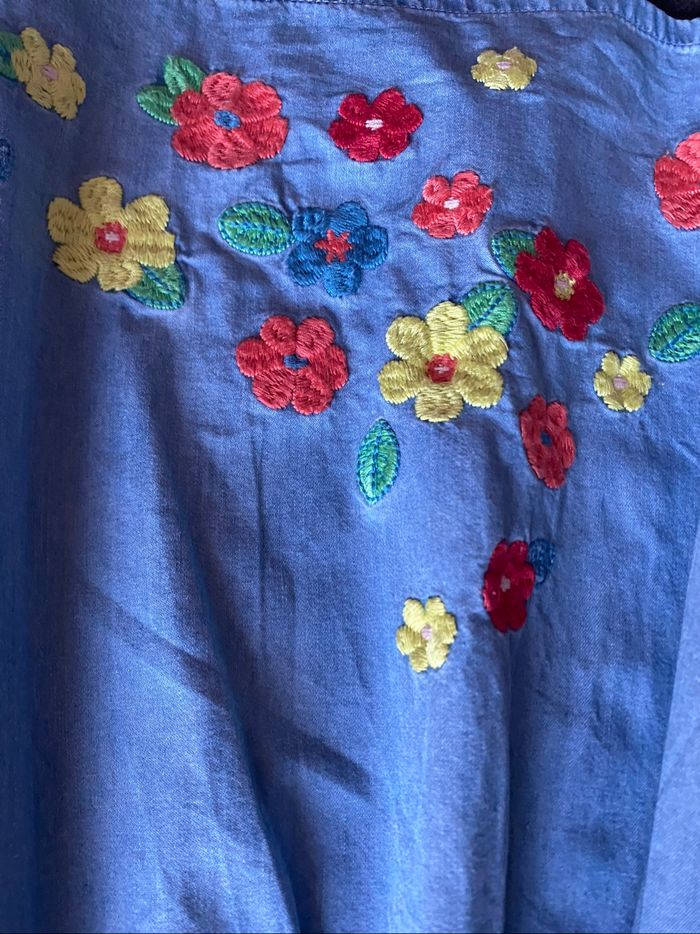 Robe broderie fleur DPAM - photo numéro 6