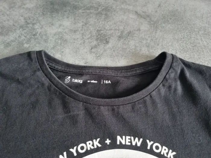 T-shirt à manches longues fille - Taille 16 ans - Gemo - Noir et blanc - photo numéro 7