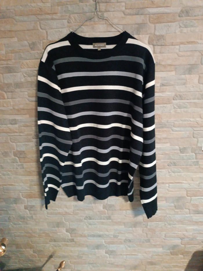 Pull rayé In Extenso XL