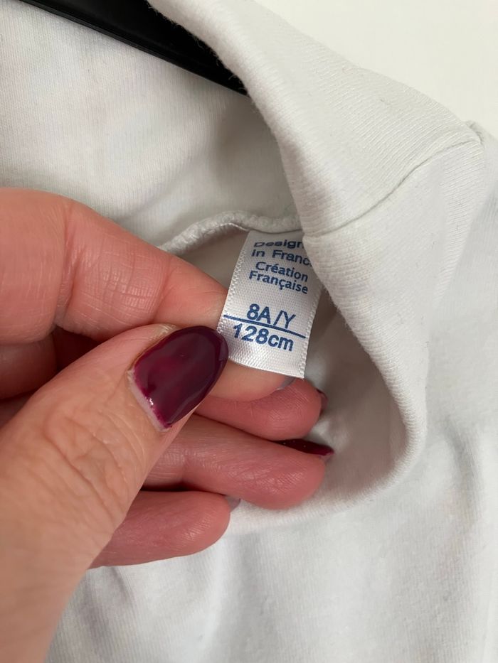 Sous pull blanc fille 8 ans okaidi - photo numéro 5