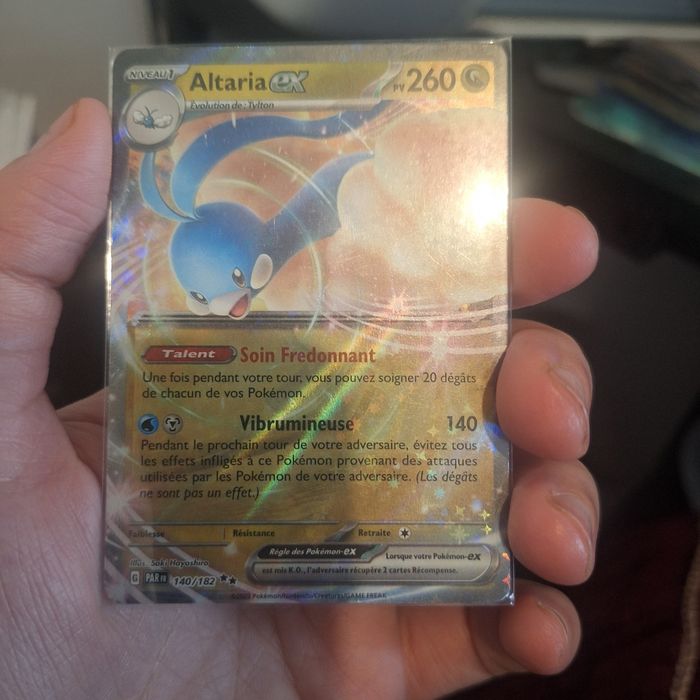 Carte Pokémon Altaria Ex 140/182 EV04 Faille Paradoxe NEUF FR