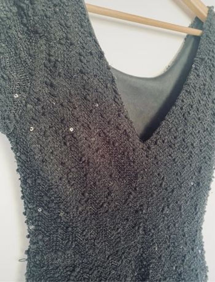 Petite robe noire paillette - photo numéro 3