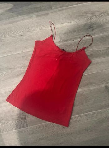 Débardeur rouge Jennyfer taille S