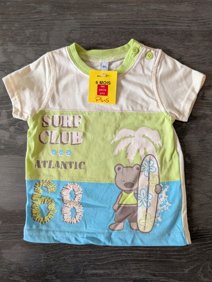 T-shirt manches courtes surf