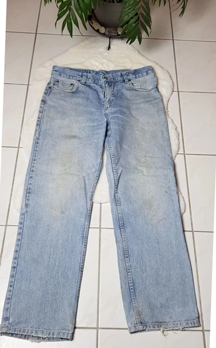 Jean Levi's 501 W35 L32 Bleu Vintage - photo numéro 2