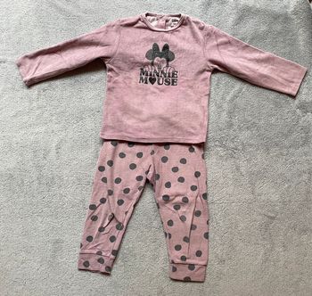 Pyjama 2 pièces velours, fille, 3 ans