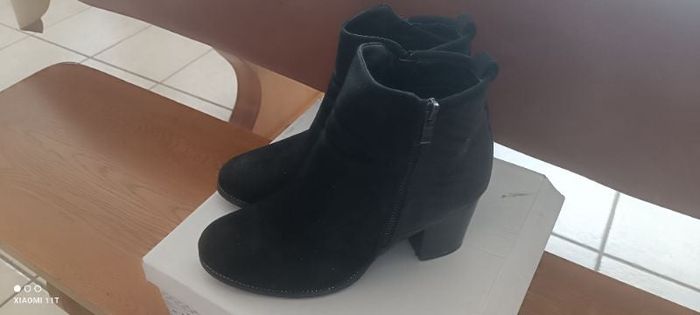 Bottines breal noir et zébrées