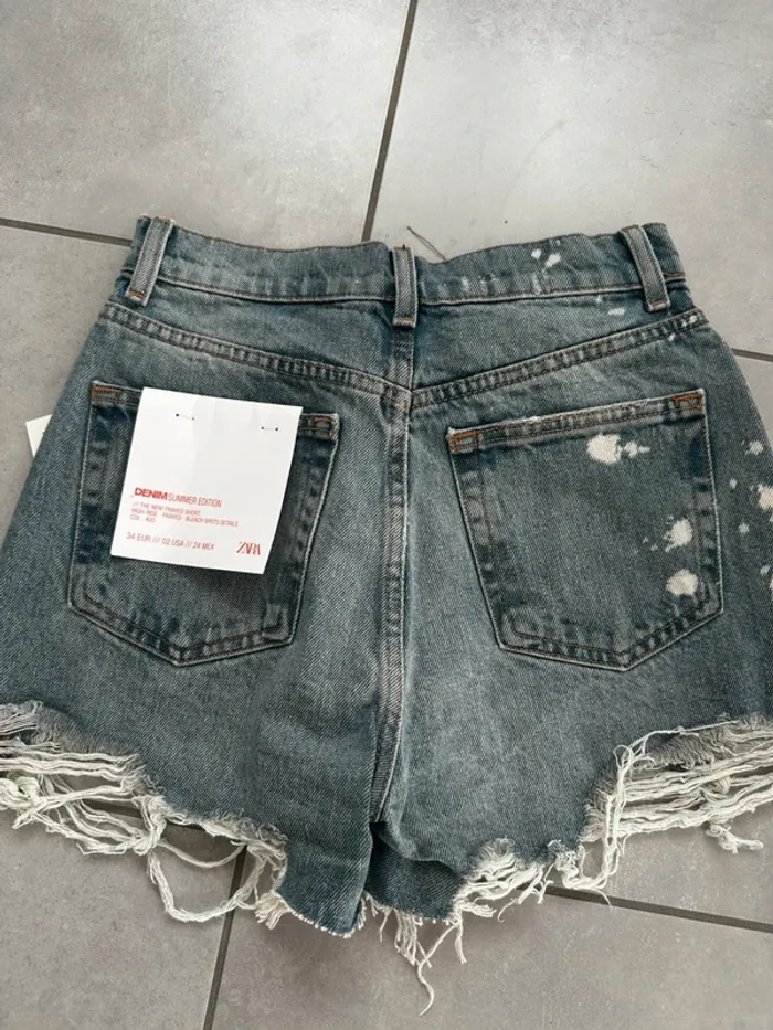 Short en jean Zara - photo numéro 5
