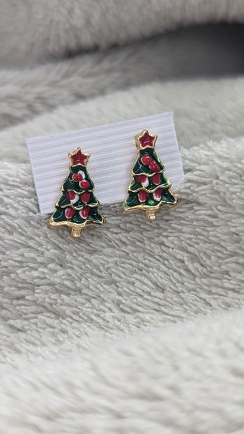 boucles d'oreilles Noël