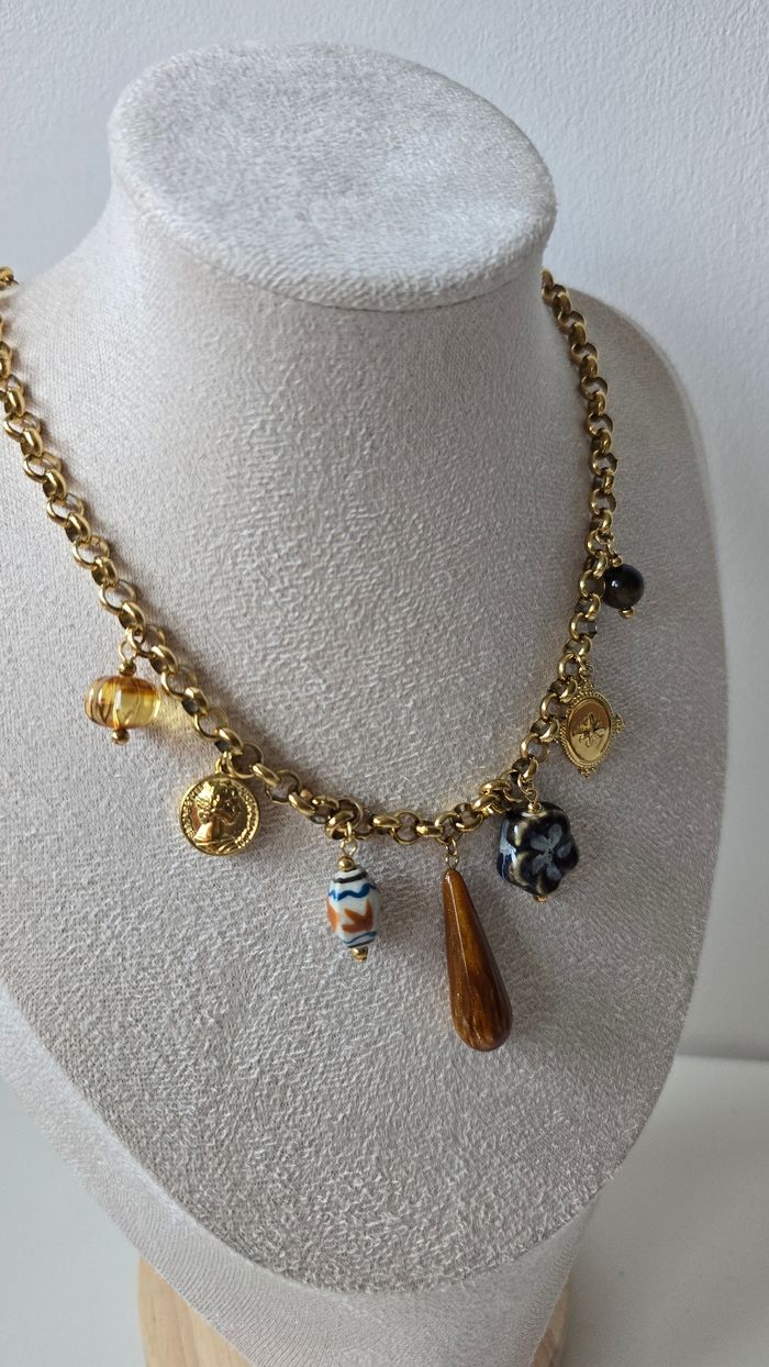 Collier en acier inoxydable neuf - photo numéro 2