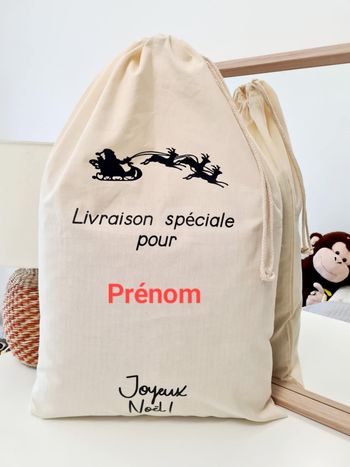 Hotte de Noël personnalisé