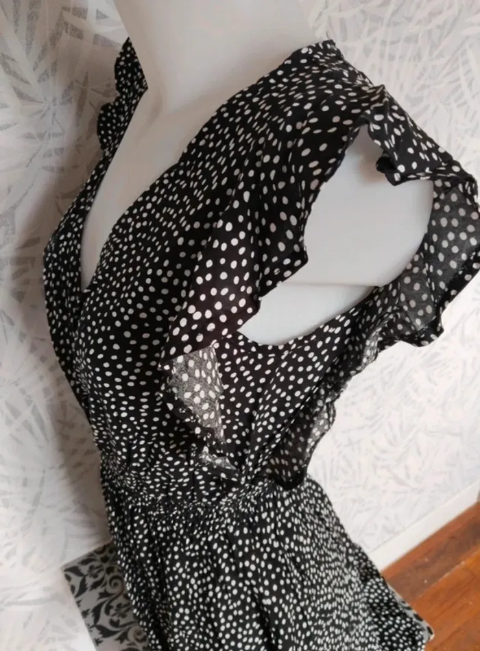 Magnifique robe d'été à pois femme neuve taille S/M 36 38 - photo numéro 10