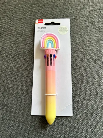 Stylo à bille 10 couleurs