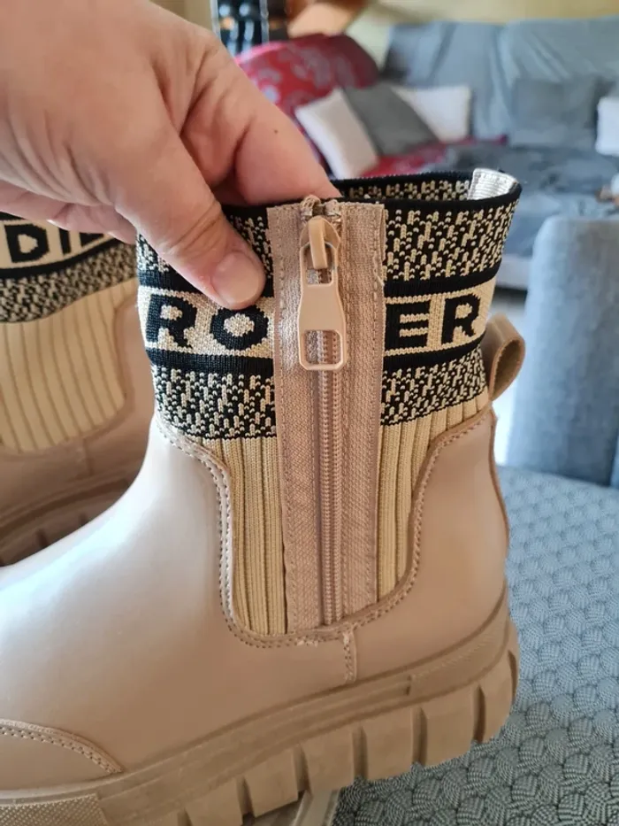 Bottines taupe rodier - photo numéro 2