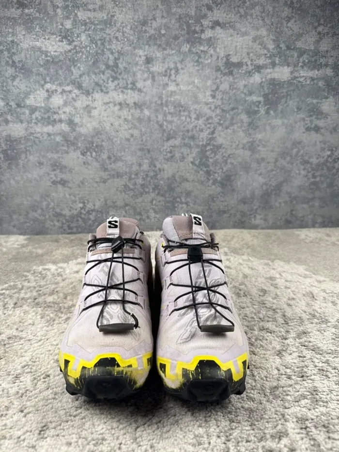 Salomon SpeedCross 6 - Purple & Yellow & Orange - photo numéro 2