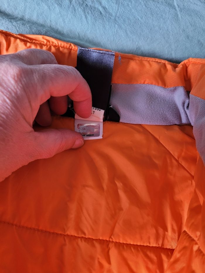 doudoune fine 10/12ans the north face orange (20e) - photo numéro 8