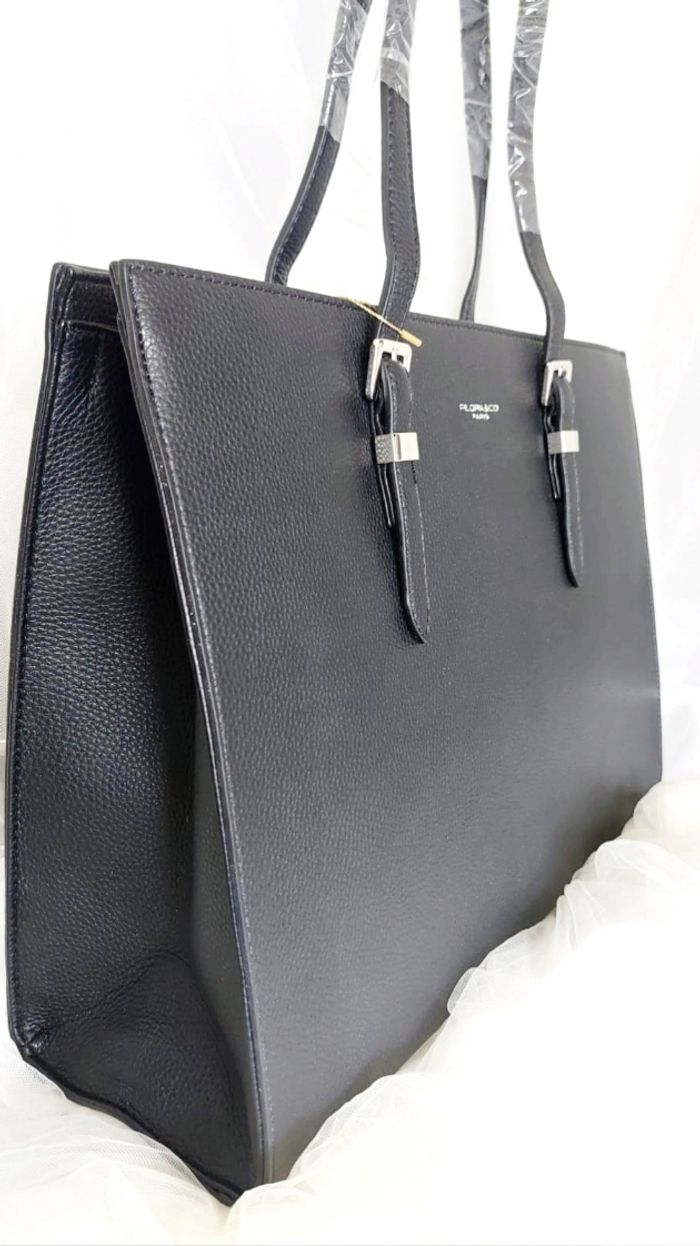 Cabas chic Flora Co noir - photo numéro 9