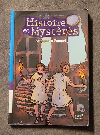 Attaques À Pompéi Fabian Lenk, Anne Wöstheinrich (Illustrations), Sabine Boccador (Traduction)