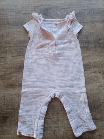 Combinaison légère été fille 6-9 mois