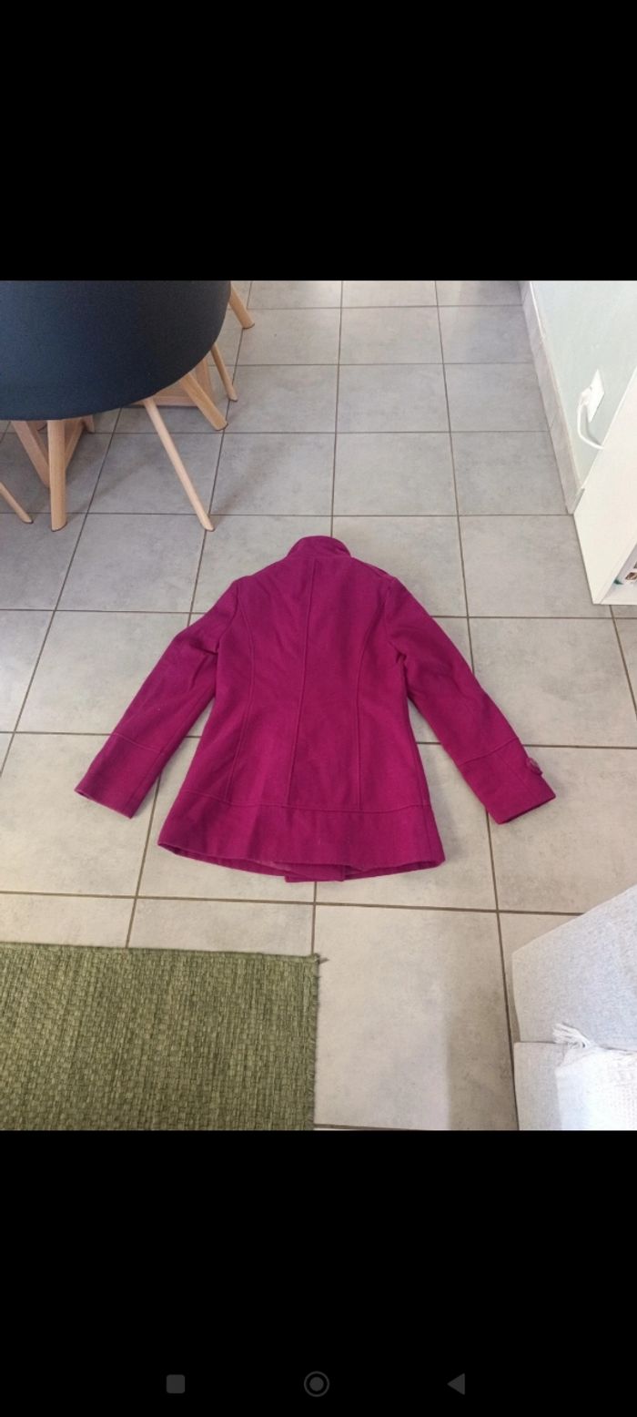 Manteau prune T38 - photo numéro 7