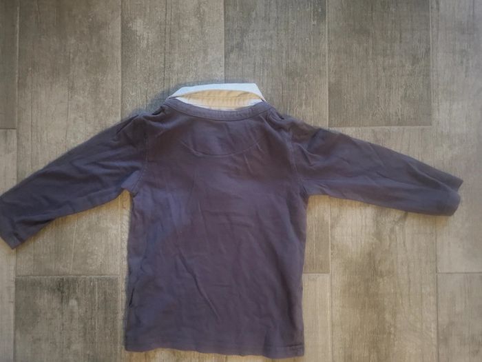 Polo manches longues tape à l'œil garcon 3ans - photo numéro 2